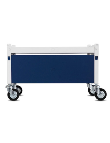 Immagine gabbia Carrello Std Completo 60X33 (Col. Bianco & Blu)